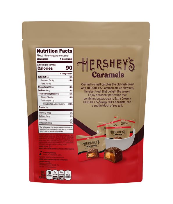 HERSHEY’S Caramels Candy Bag, 12 oz
