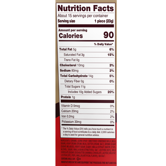 HERSHEY’S Caramels Candy Bag, 12 oz
