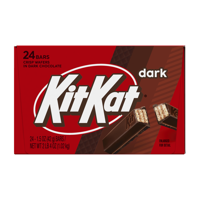 KIT KAT® Dark Chocolate Wafer Candy Bars, 1.5 oz (24 Count) Secondary image