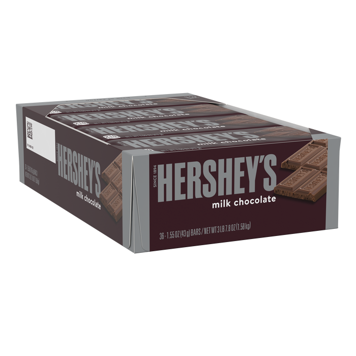 HERSHEY'S Milk Chocolate Candy Bars, 1.55 oz (36 Count) Main image