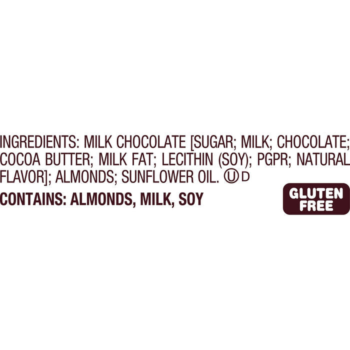 HERSHEY'S Milk Chocolate with Whole Almonds Candy Bars, 1.45 oz (36 Count) Secondary image