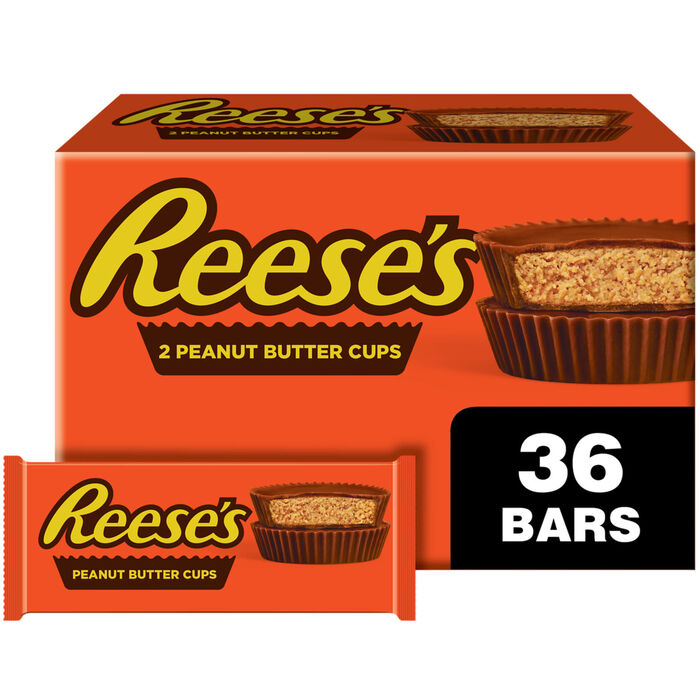 REESE'S Milk Chocolate Peanut Butter Cups, 1.5 oz (36 Count) Secondary image