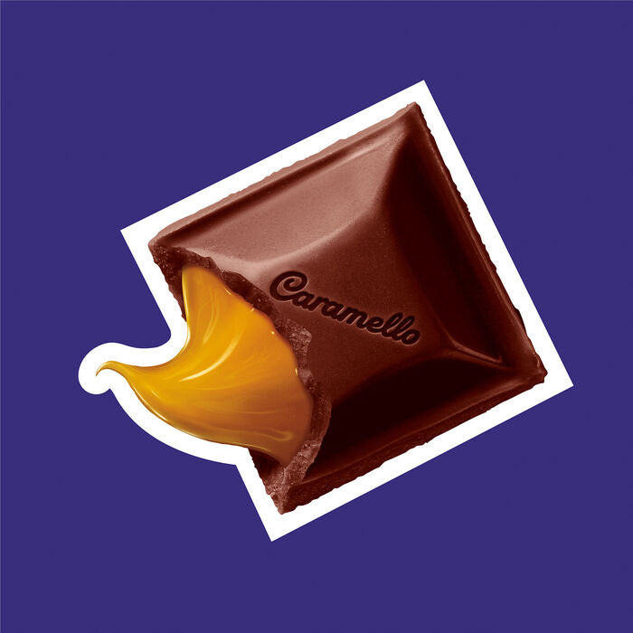CADBURY CARAMELLO Dulcemente Oscuro Miniaturas de Chocolate con Caramelo Paquete para Compartir, 7.2 oz