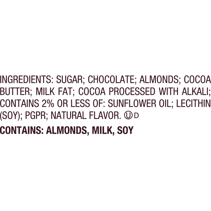 Limited Edition (Holiday)：HERSHEY'S Special Dark Chocolate with Whole Almonds Candy Bars, 1.45 oz (24 Count)