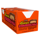 REESE'S Big Cup PB&J Tazas de mantequilla de cacahuete de chocolate con leche y fresa, 1.4 oz (paquete de 16)