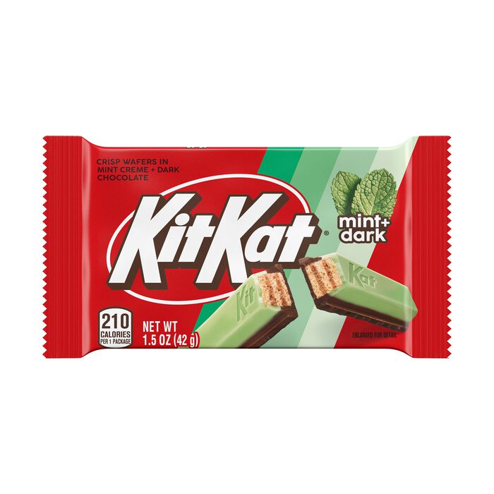 KIT KAT® DUOS Dark Chocolate and Mint Wafer Candy Bars, 1.5 oz (24 Count)