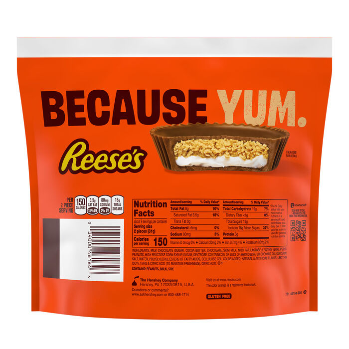 REESE'S Marshmallow Milk Chocolate Snack Size Peanut Butter Cups, 9.35 oz Secondary image