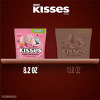 HERSHEY'S KISSES Strawberry Ice Cream Cone Flavored Candy Share Pack, 8.2 oz