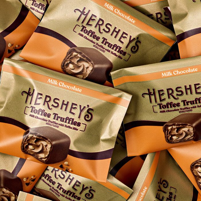 HERSHEY’S Toffee Truffles Candy Bag, 9 oz