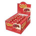 Cella's Milk Chocolate Covered Cherries – Premium Cherry Cordial Candies – Individually Wrapped with Display Box - Peanut Free, Gluten Free – 72 Count, 2.25 Pounds (Pack of 1)