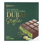 Chocovia Dubai Style Pistachio Kadayif Chocolate Bar