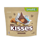 KISSES Milk Chocolates with Almonds 10oz Candy Bag