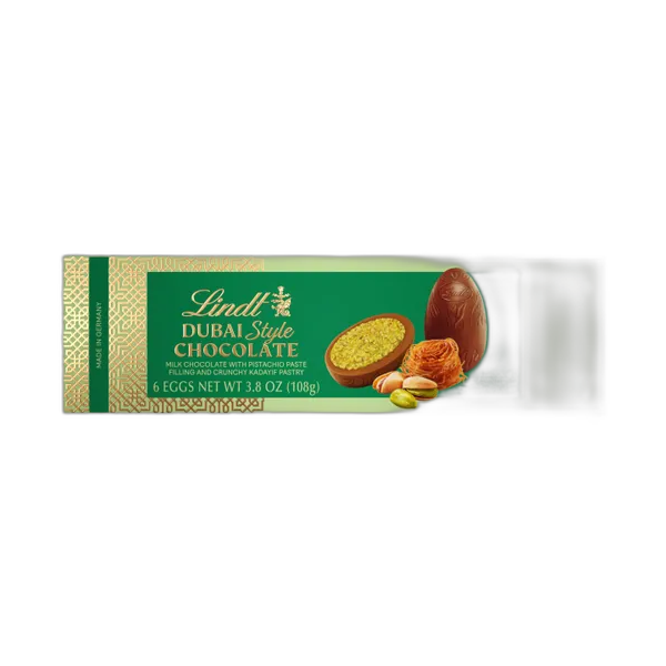 Lindt Dubai Style Chocolate Eggs (6-pc, 3.8 oz)